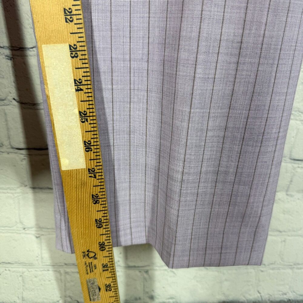 Y2K Milano Lavender Pinstripe Blazer and Pants Suit - Picture 6 of 16